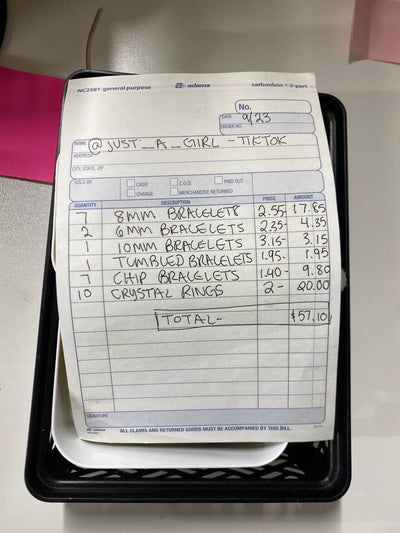 @mommac13 clear out the backstock live sale invoice