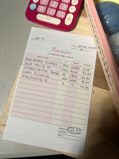 @lilly_coral_15 Wholesale Live Sale Invoice