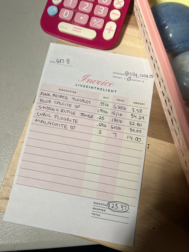 @lilly_coral_15 Wholesale Live Sale Invoice