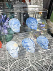 Blue Aventurine Skull