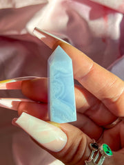 Blue Lace Agate Tower #19