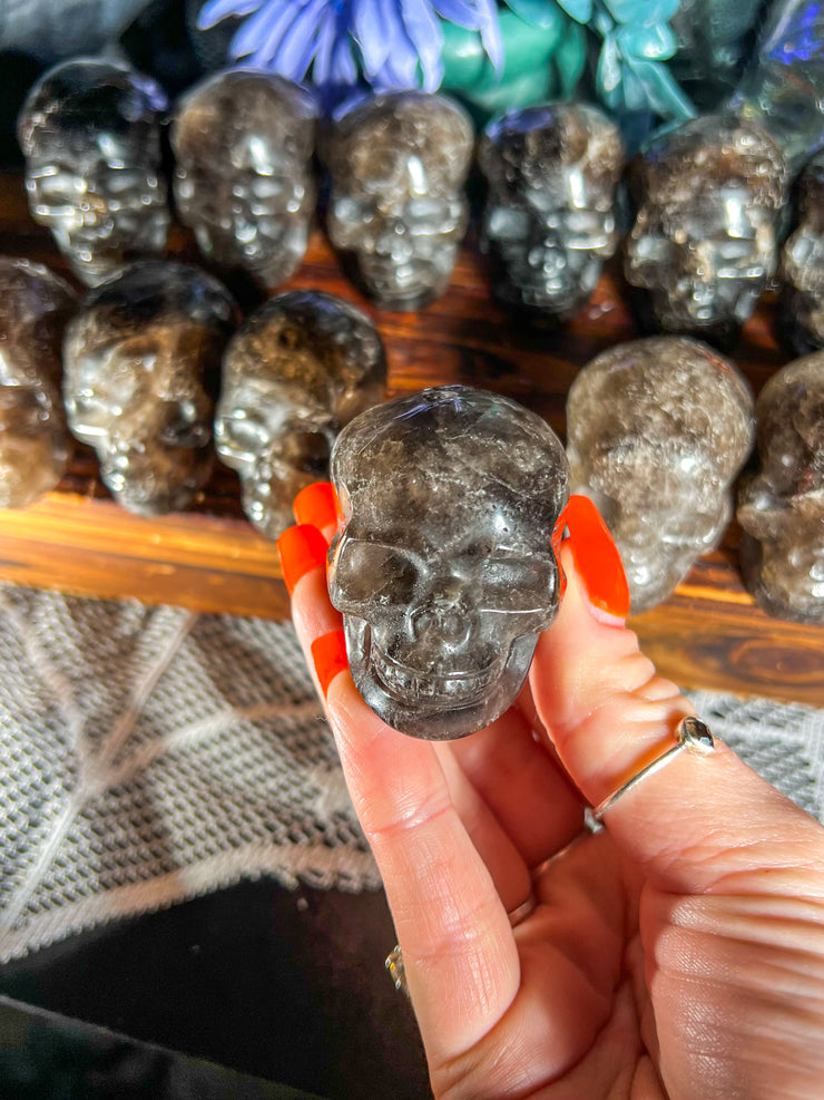 Smokey Quartz Skull {Heat Treated}