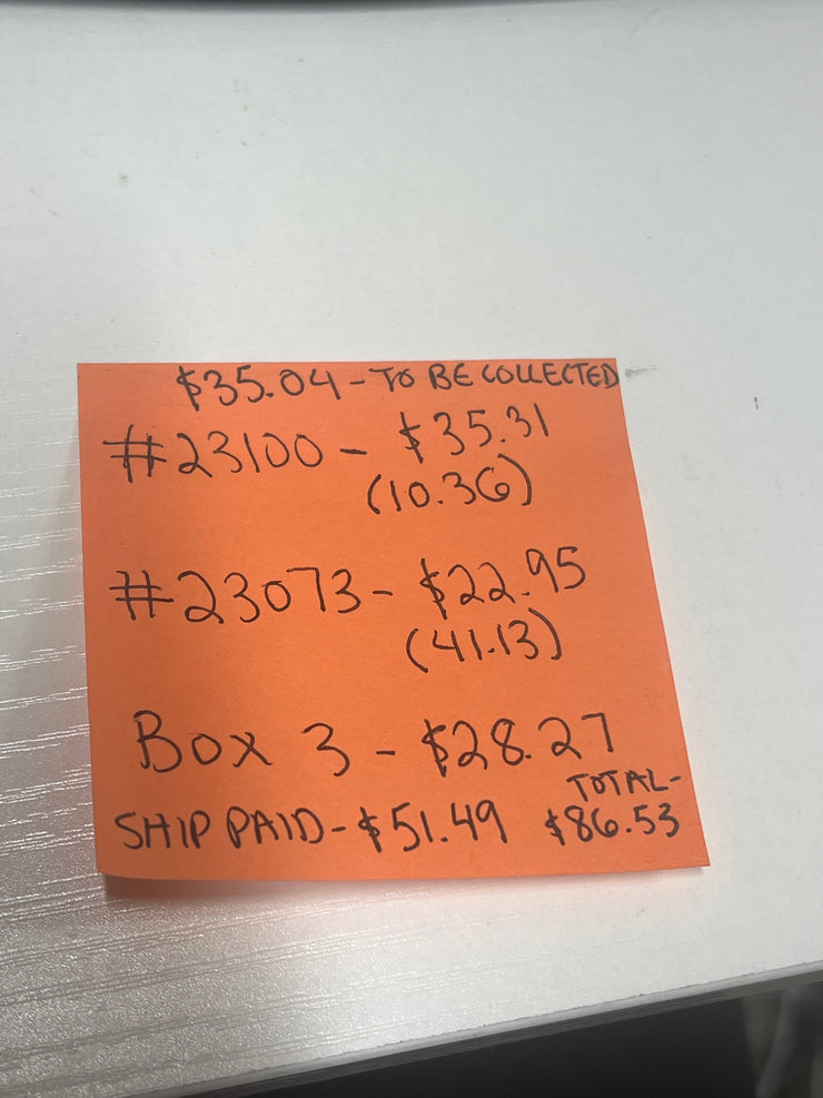 @therehomer Wholesale Live Sale Invoice