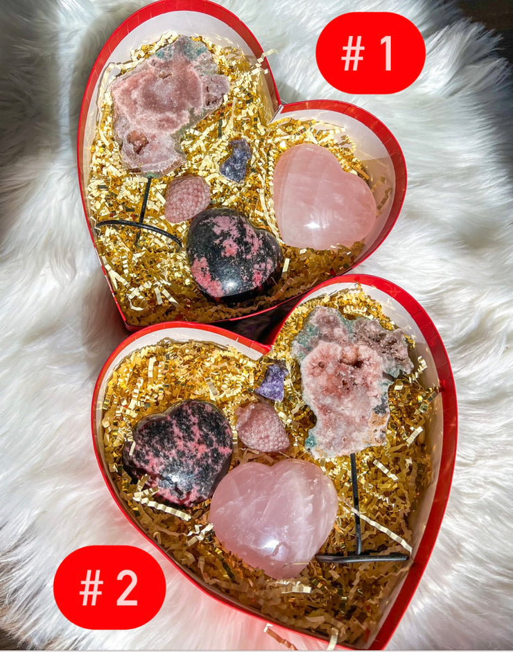 XXL Valentine’s Day Red & Pink Heart Boxes {Individually Listed, 2 Boxes}