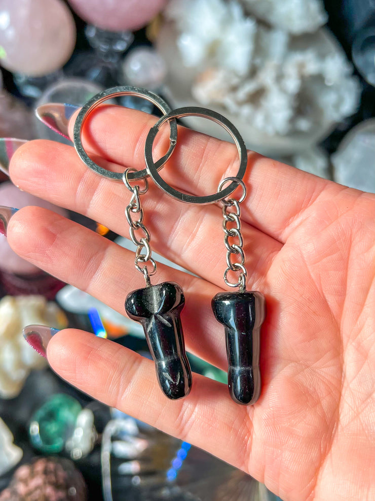 Dickstal (Mini Weenie) Keychain - Over 20 Crystal Materials to Choose From