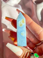 Blue Lace Agate Tower #5