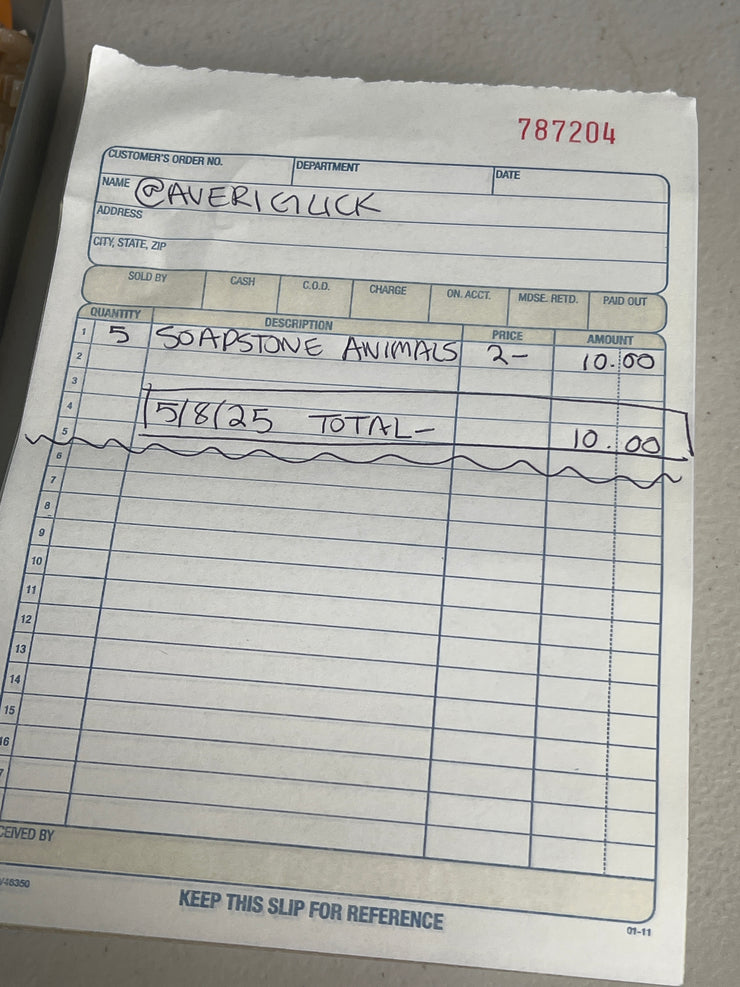 @averiglick Wholesale Live Sale Invoice