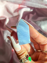 Blue Lace Agate Tower #12