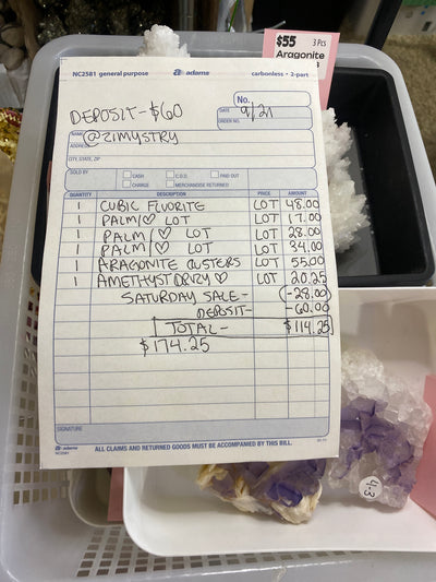 @zimystry clear out the backstock live sale invoice