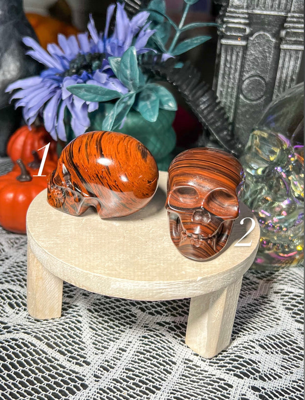 Mahogany Obsidian Skull