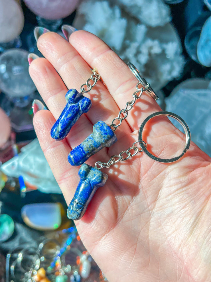 Dickstal (Mini Weenie) Keychain - Over 20 Crystal Materials to Choose From