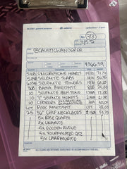 @causticwanderer Wholesale Live Sale Invoice