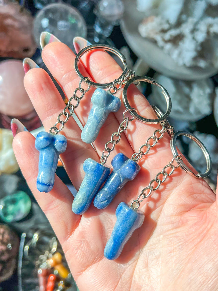 Dickstal (Mini Weenie) Keychain - Over 20 Crystal Materials to Choose From