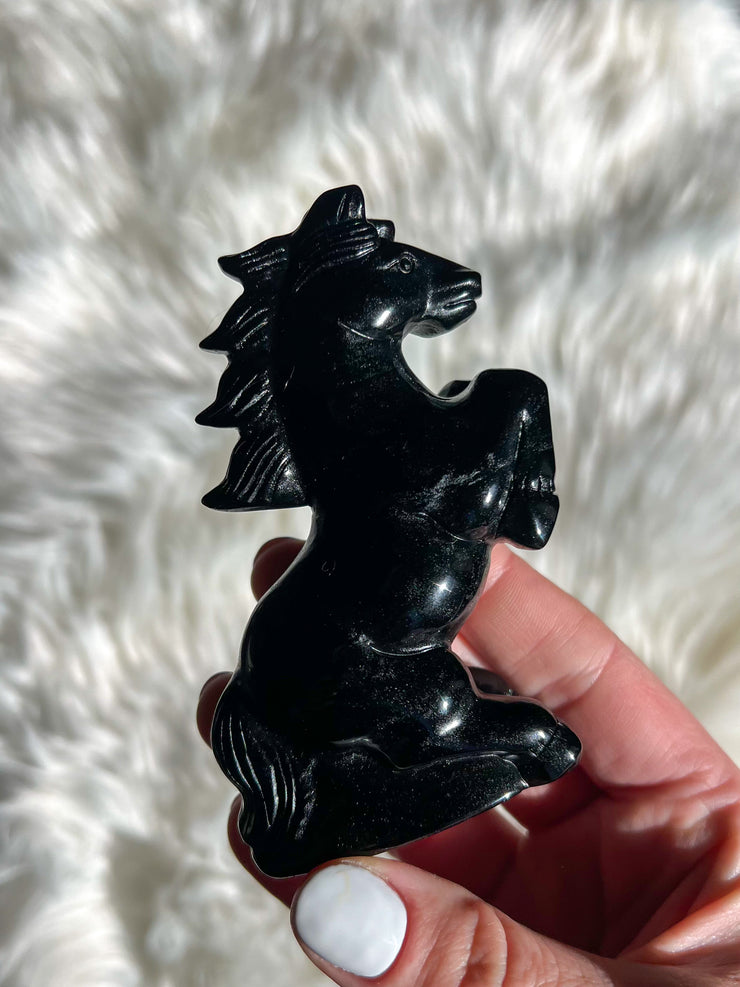 Obsidian Horse Stallion