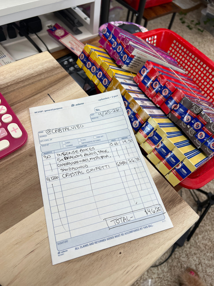 @cristalv180 Wholesale Live Sale Invoice