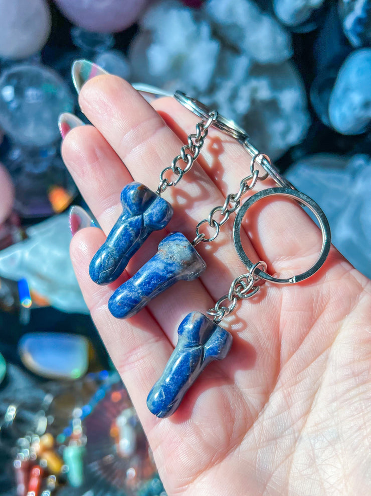 Dickstal (Mini Weenie) Keychain - Over 20 Crystal Materials to Choose From