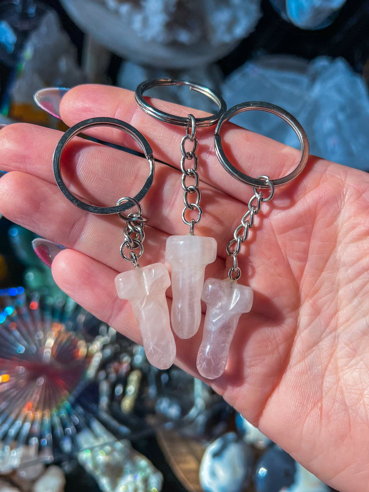 Dickstal (Mini Weenie) Keychain - Over 20 Crystal Materials to Choose From