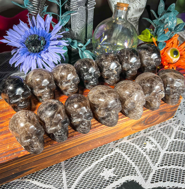 Smokey Quartz Skull {Heat Treated}