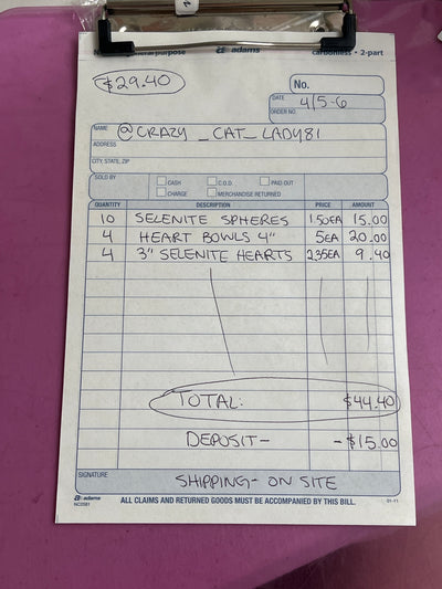 @crazy_cat_lady81 Wholesale Live Sale Invoice