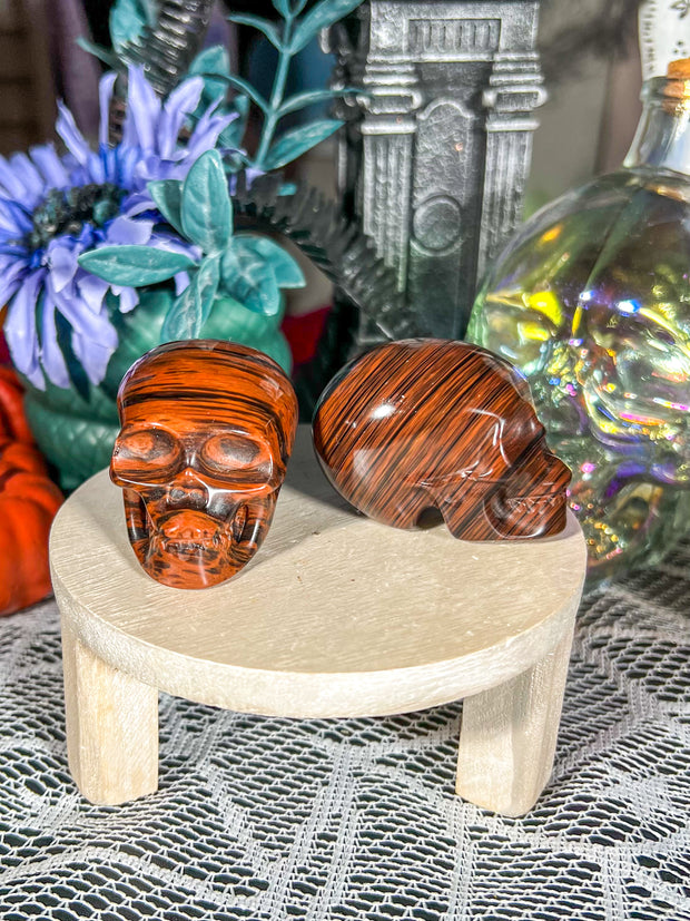 Mahogany Obsidian Skull