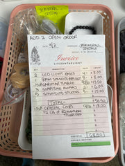 @jasminerals_crystals clear out the backstock live sale invoice *UPDATED*