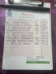 @therehomer Wholesale Live Sale Invoice