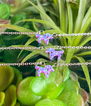 Purple Lab-Opal Magical Unicorn Choker Necklace