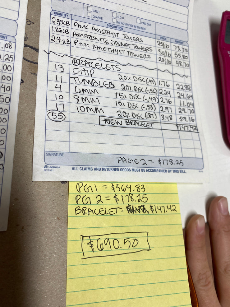 @deliciousminatae clear out the backstock live sale invoice *UPDATED*