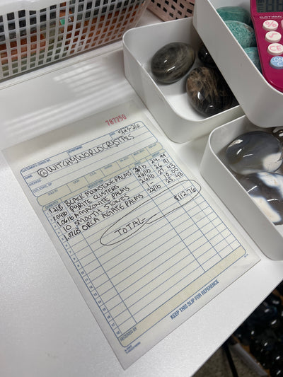 @witchyworldcrystals Wholesale Live Sale Invoice