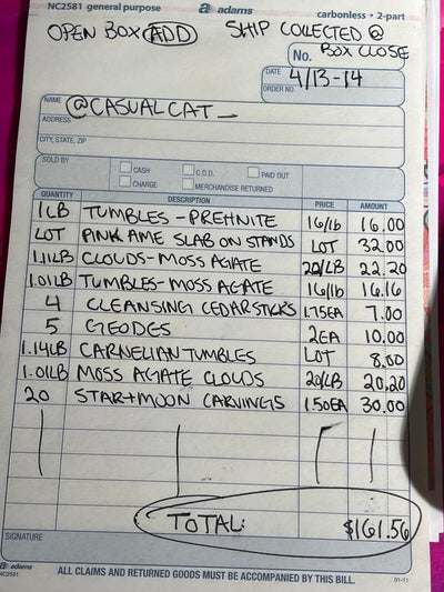 @casualcat_ Wholesale Live Sale Invoice