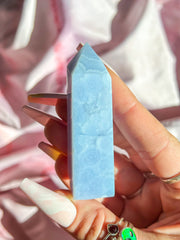 Blue Lace Agate Tower #3
