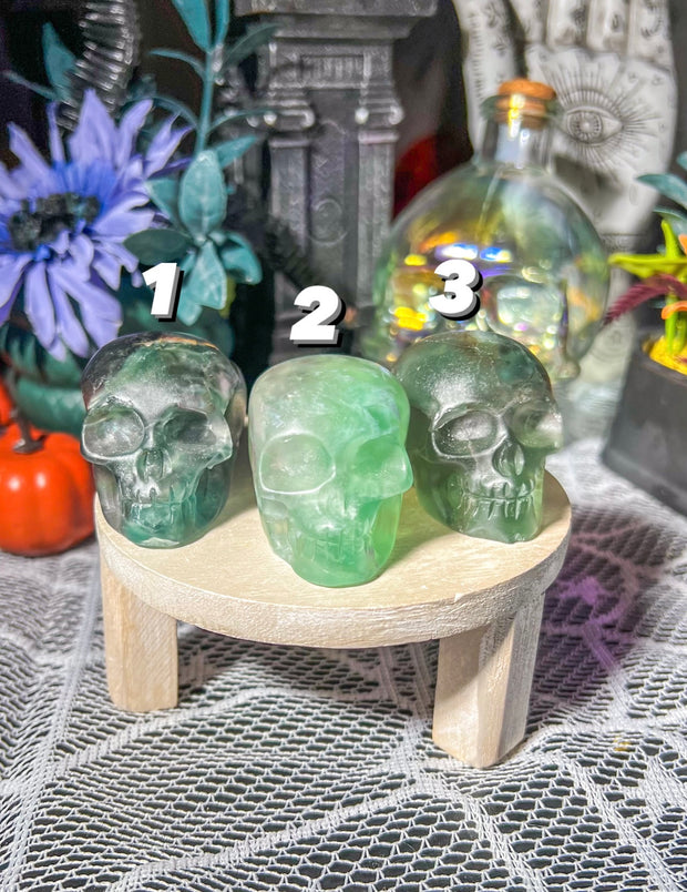 Fluorite Skull