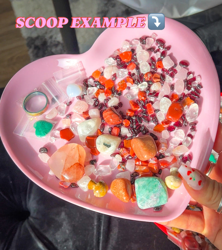 Valentine’s Day Crystal Confetti Mix ~ 1 Scoop {Self-Love, Relationship & Friendship Building, Welcome Romance, Manifest Love, Unconditional Love, Attract Soulmate}