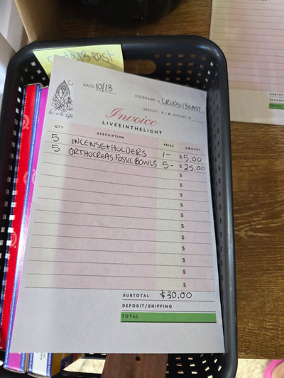 @crude13east clear out the backstock live sale invoice