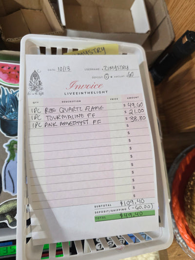 @zimystry clear out the backstock live sale invoice