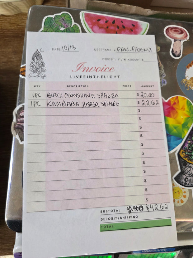 @pnw_phoenix clear out the backstock live sale invoice