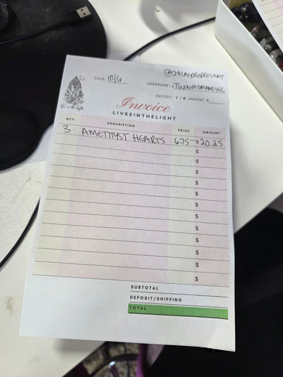 @chicagorepresent clear out the backstock live sale invoice