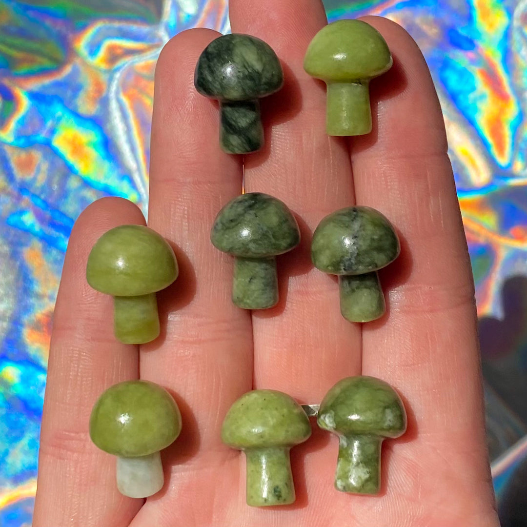 【A】ザクザク結晶✳︎アゲート キノコ✳︎ブラジルMushroom 画像A】ザクザク結晶✳︎アゲート キノコ✳︎ブラジル✳︎Agate