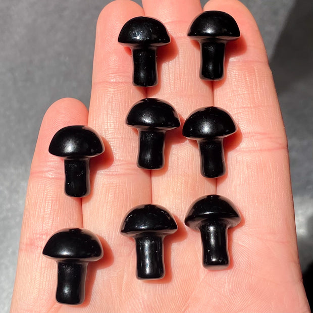 Obsidian Mushrooms