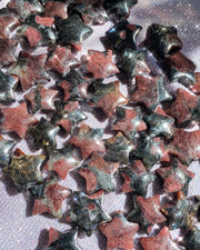 Garnet with Arfvedsonite Star