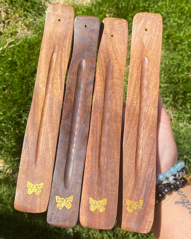 Butterfly Wooden Incense Holder