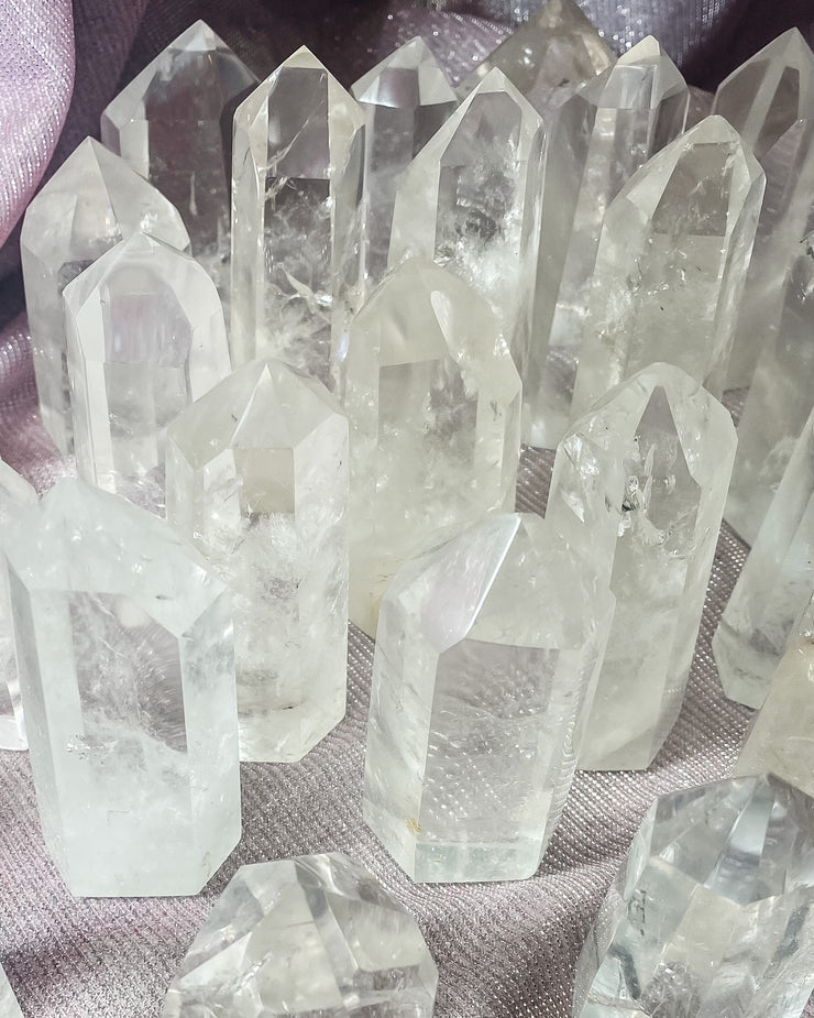 Clear Quartz Tower {REG 45-85 mm}