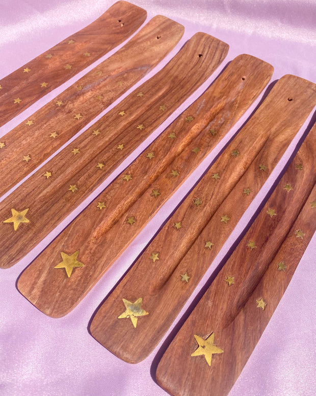 Star Wooden Incense Holder
