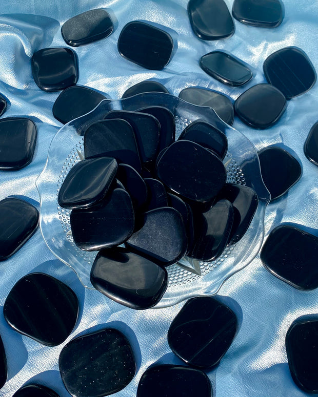 LARGE Obsidian Smooth Stone