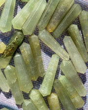 Double Terminated Green Aventurine Points