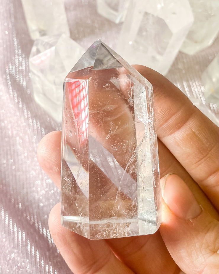 Clear Quartz Tower {REG 45-85 mm}