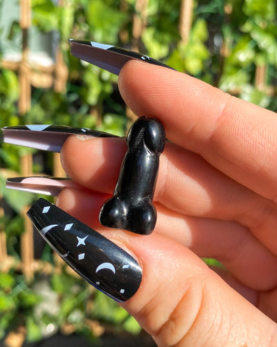Obsidian Mini Phallus Dickstal