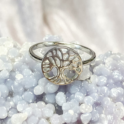 Tree of Life 925 Sterling Silver Stackable Ring