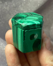 Hexagon Malachite Jewelry Box #4