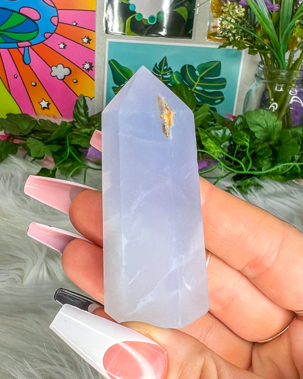 Blue Chalcedony Tower